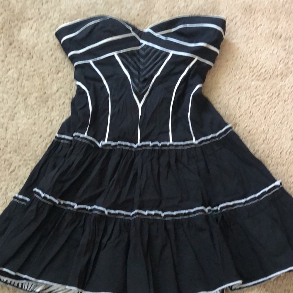 Reversible backless strapless dress homecoming